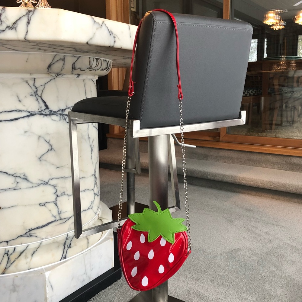 Cute Lacoste Strawberry PVC Crossbody Purse